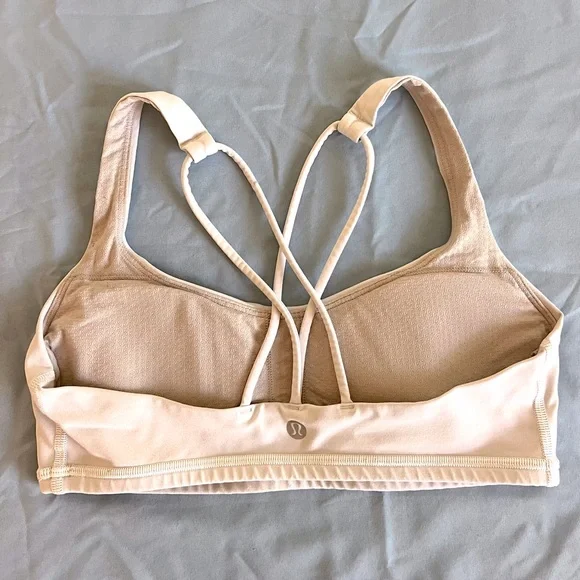 Lululemon Free to Be Bra White Size 6 - Picture 4 of 5